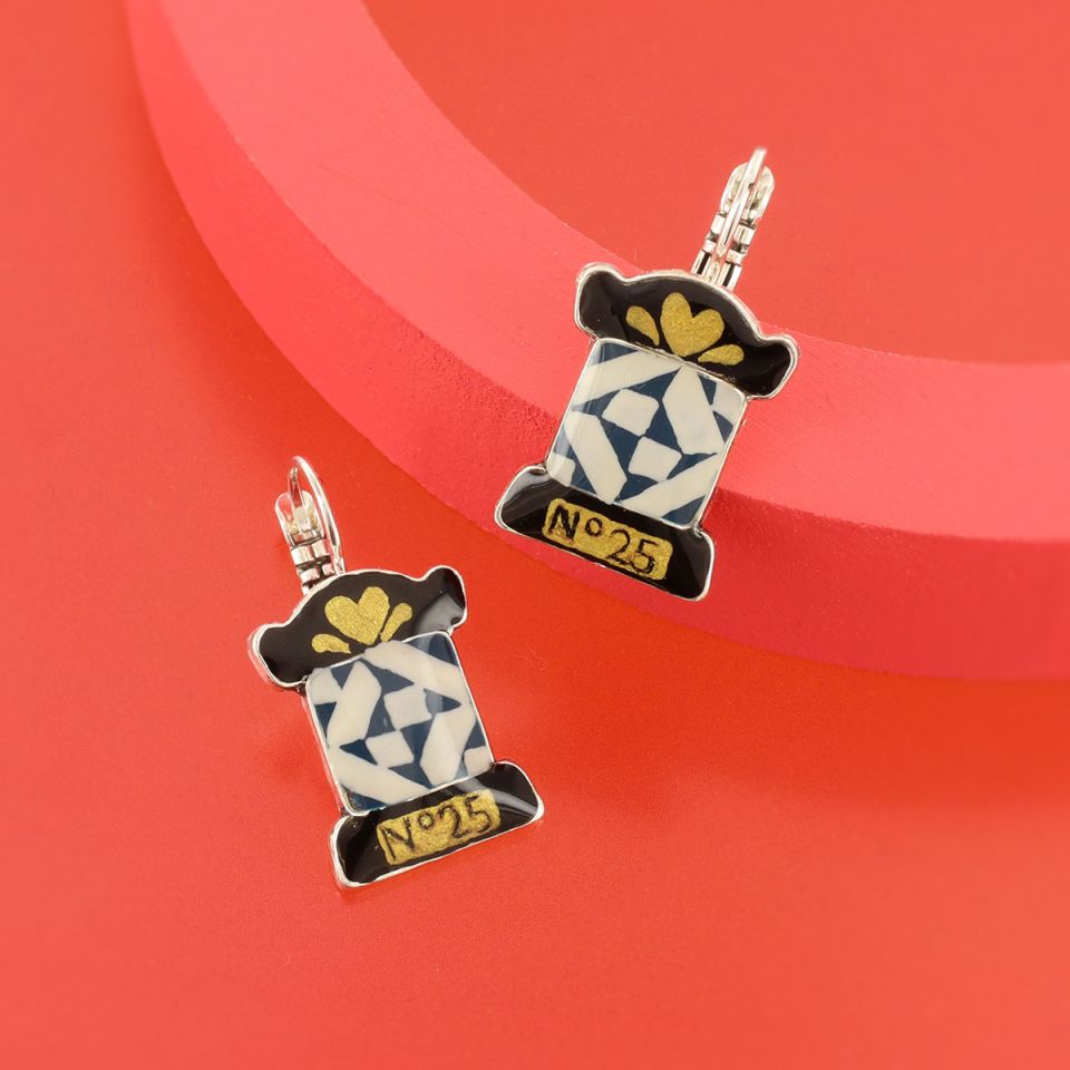 Taratata Jewellery - Bobbin Lever Back Earrings