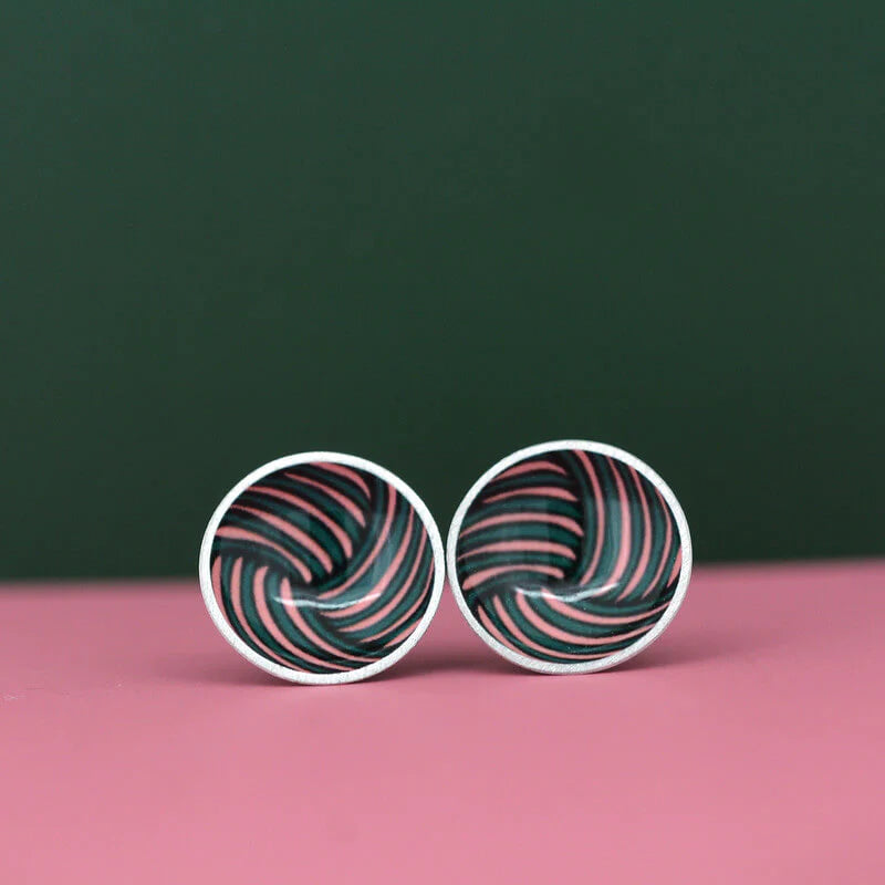 Woven Knot Domed Studs