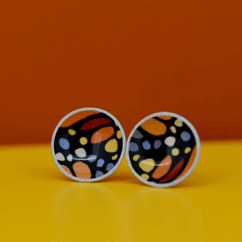 Aladdin’s Treasure - Monarch Butterfly Studs