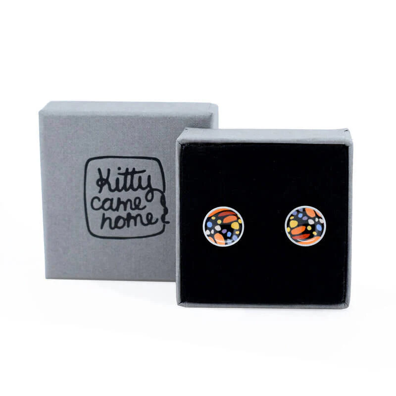 Aladdin’s Treasure - Monarch Butterfly Studs