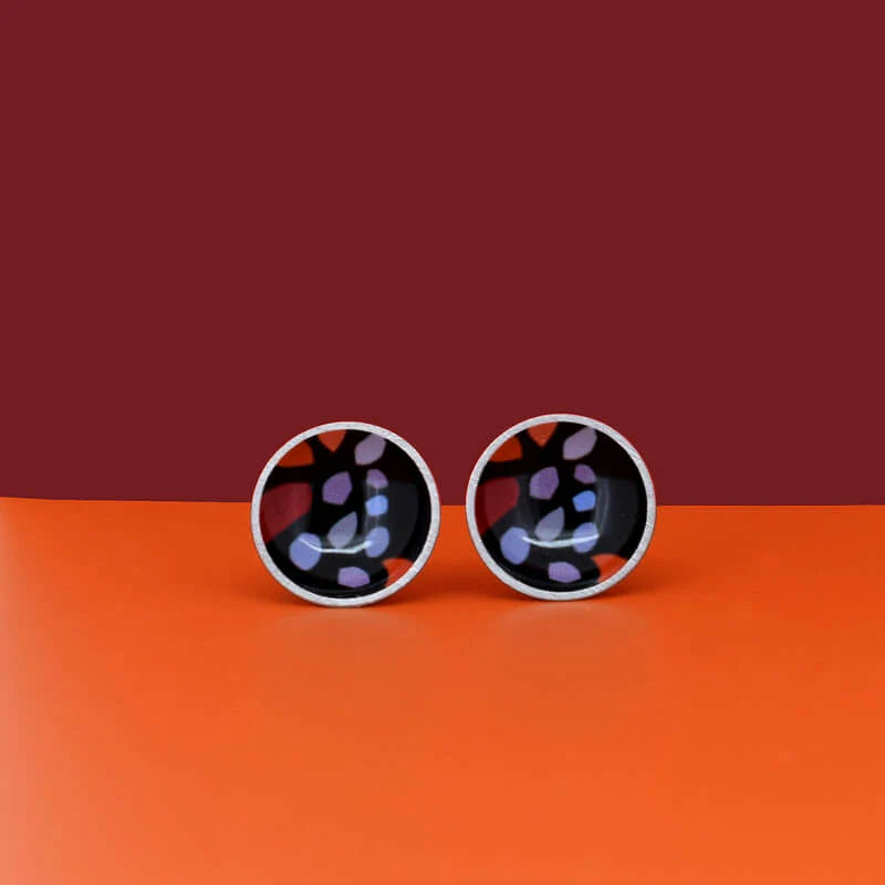 Hidden Gems - Monarch Butterfly Studs