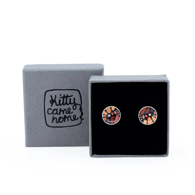 Hot Mocha - Monarch Butterfly Studs