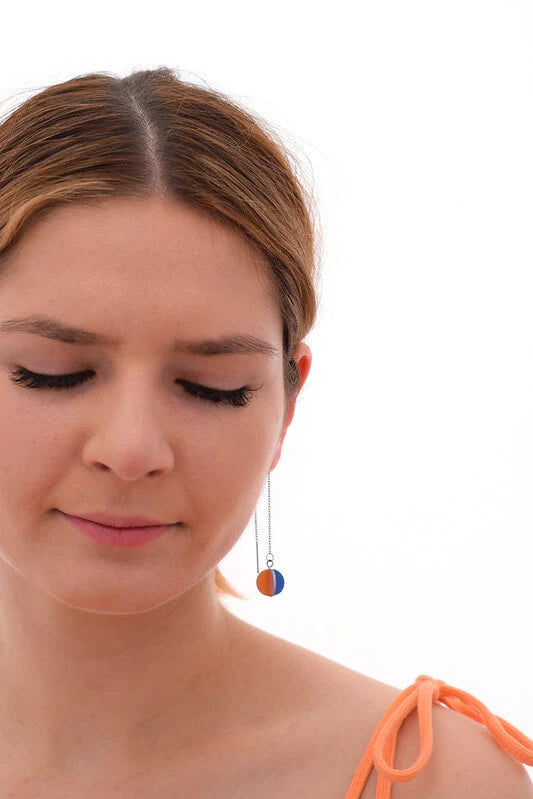 Geraldton Wax Pendulum Thread Earrings
