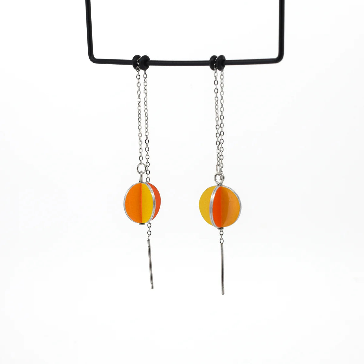 Sun Kissed Pendulum Thread Earrings