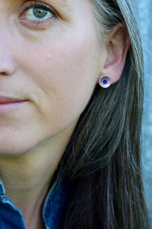 Floral Medley Domed Studs