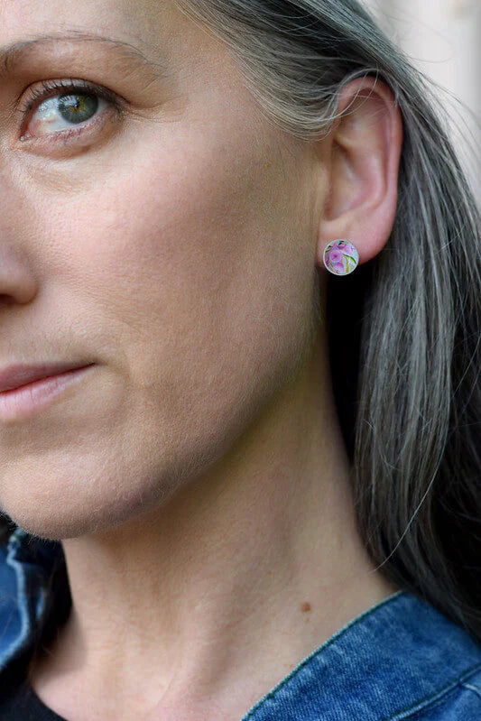 Pink Gum Domed Studs