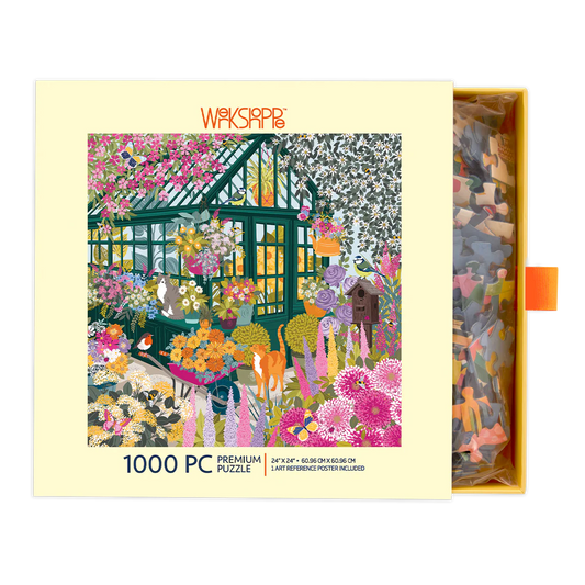 WerkShoppe 1000pc Puzzle - Spring Greenhouse