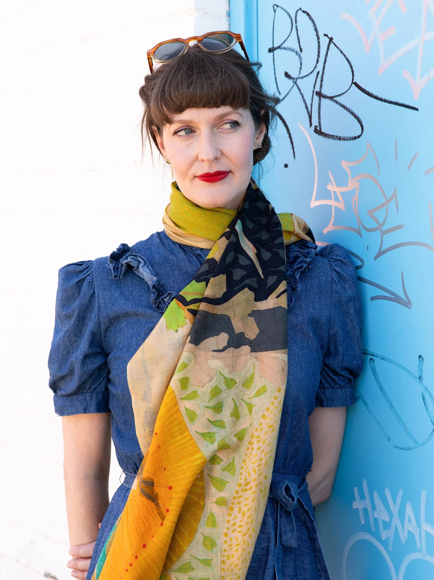 Dana Kinter Cashmere Wool Scarf - A Wish on the Wind