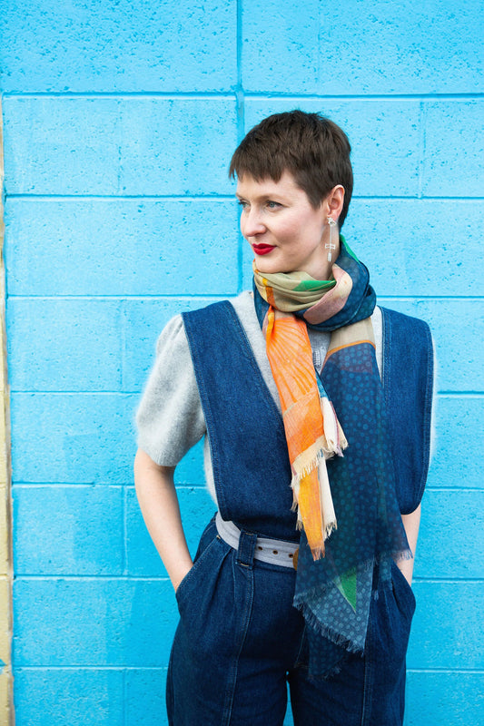 Dana Kinter Wool Cashmere Scarf - Falling Slowly