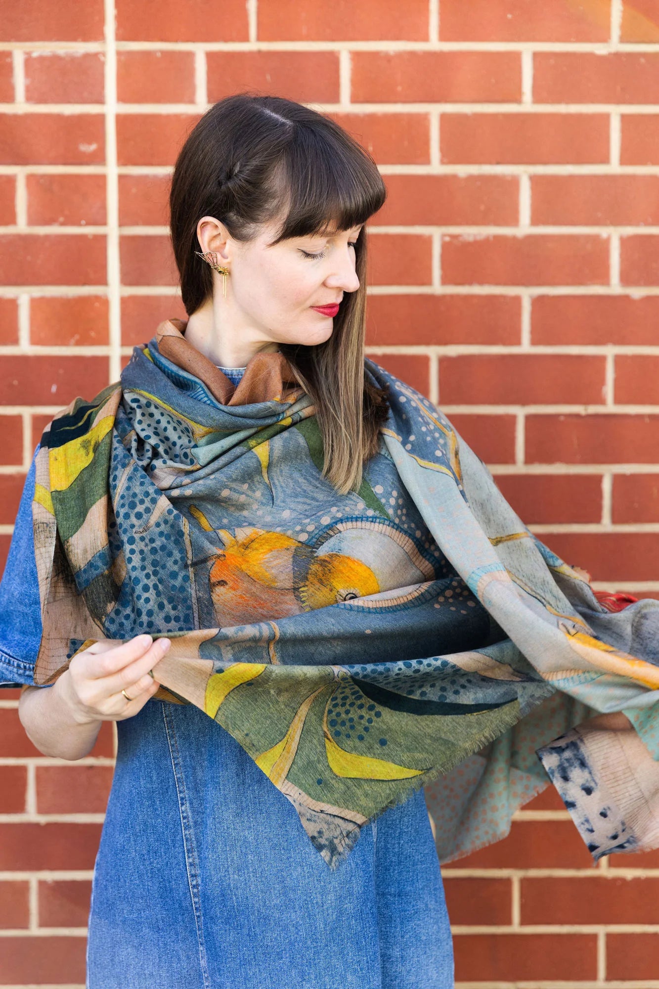 Dana Kinter Cashmere Wool Scarf - Wandering Light