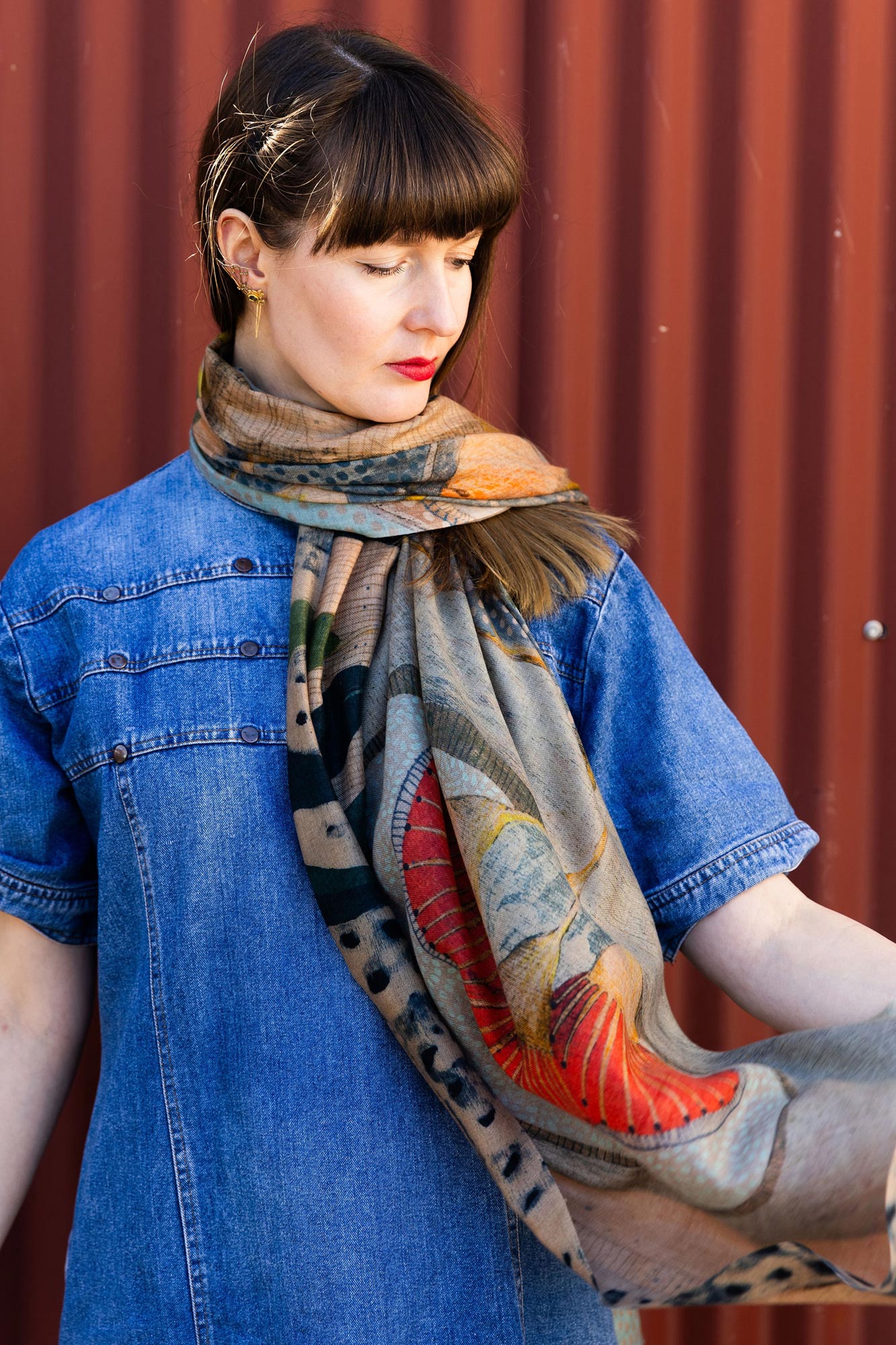 Dana Kinter Cashmere Wool Scarf - Wandering Light