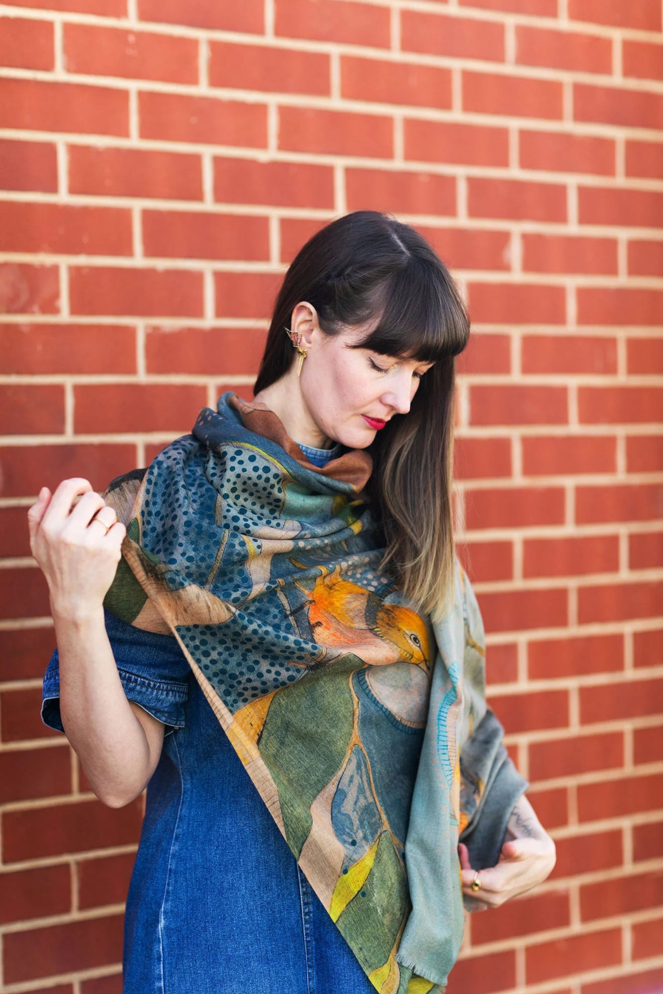 Dana Kinter Cashmere Wool Scarf - Wandering Light