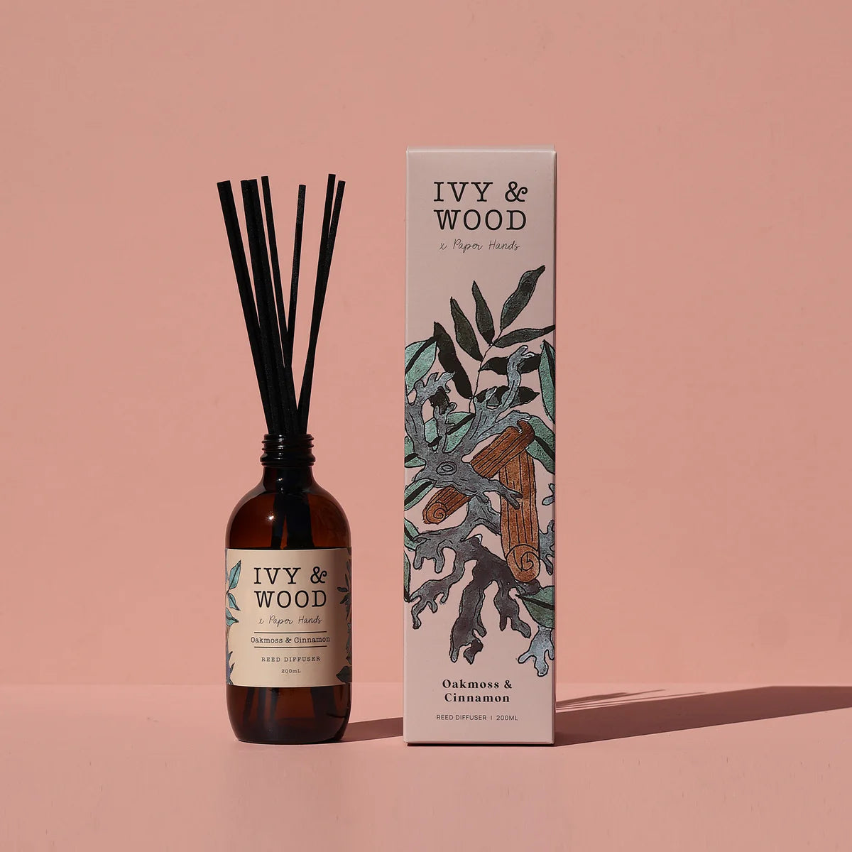 Ivy and Wood Reed Diffuser - Oakmoss and Cinnamon