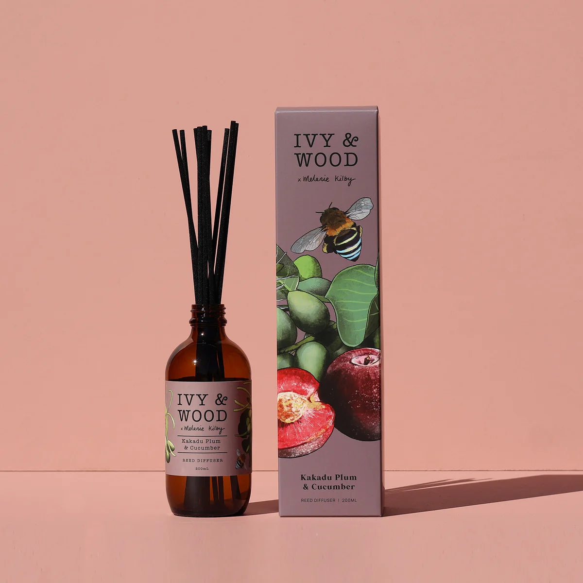 Ivy and Wood Reed Diffuser - Kakadu Plum and Cucumber
