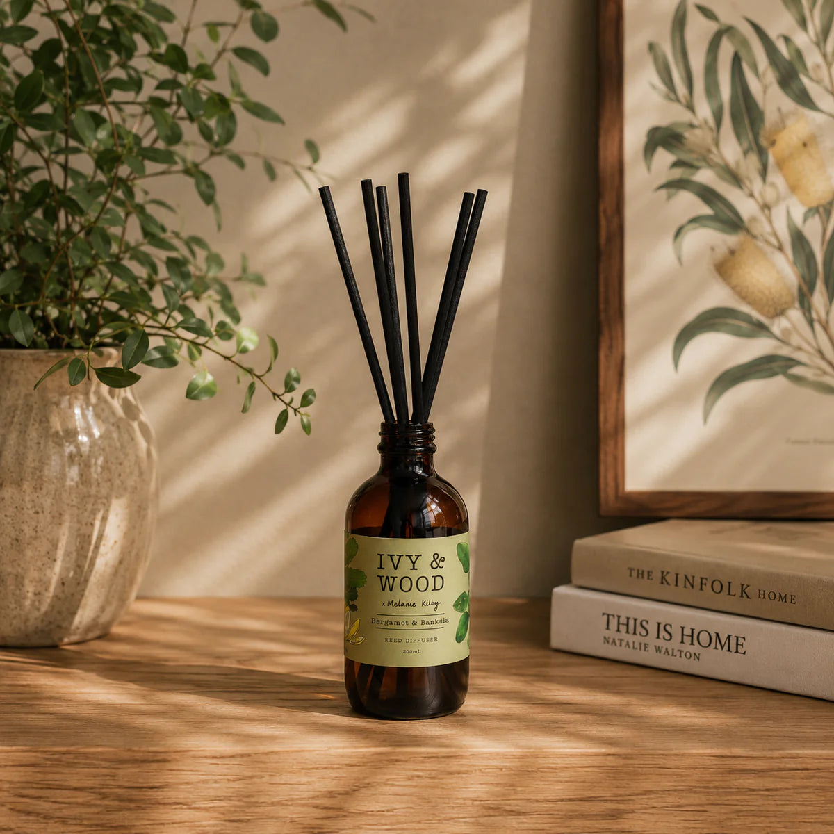 Ivy and Wood Reed Diffuser - Bergamot and Banksia