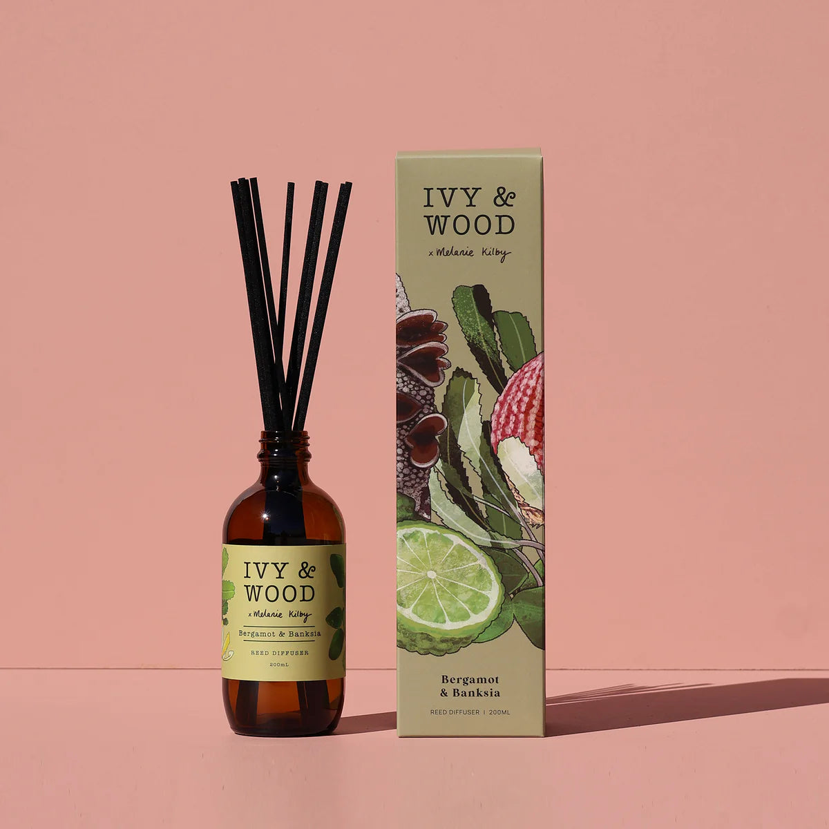 Ivy and Wood Reed Diffuser - Bergamot and Banksia