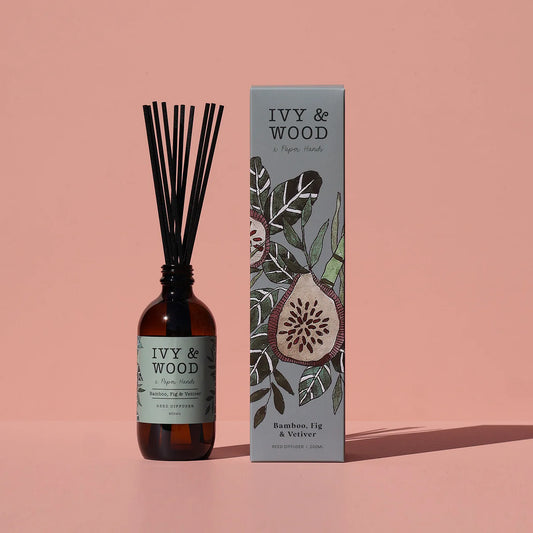 Ivy and Wood Reed Diffuser - Bamboo, Fig and Vetiver