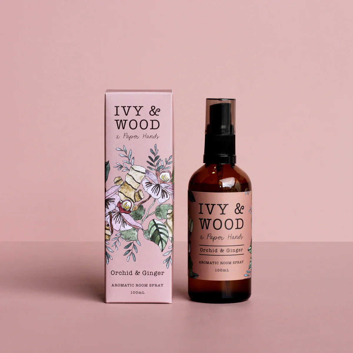 Ivy and Wood Room Spray - Orchid and Ginger