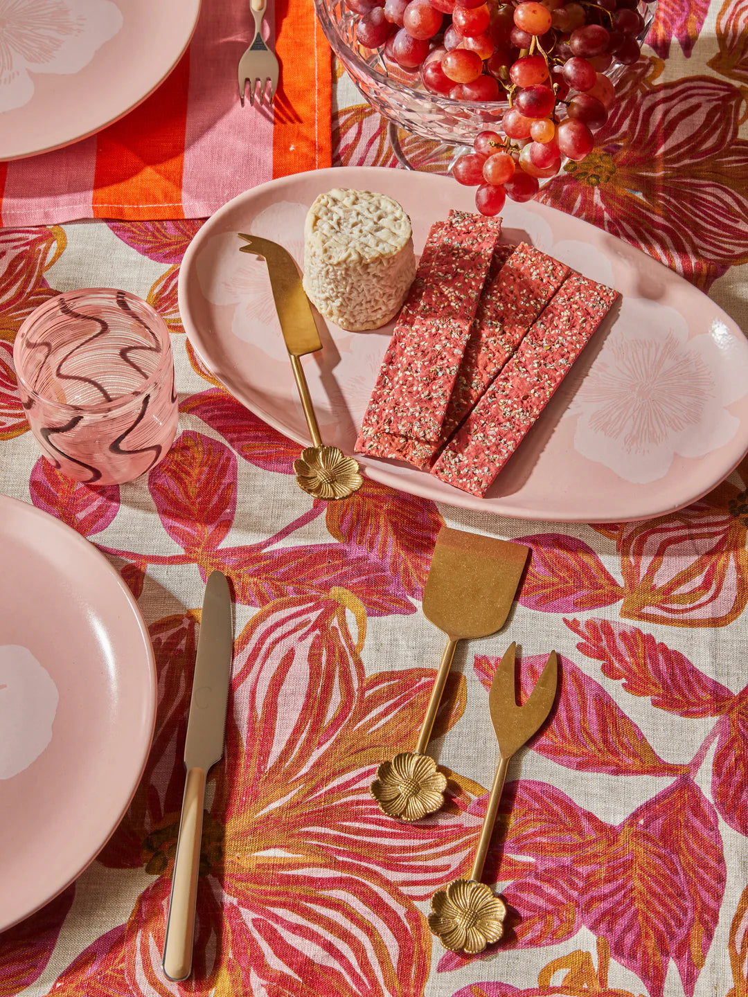 Bonnie and Neil Wild Flower Cheese Knife Set