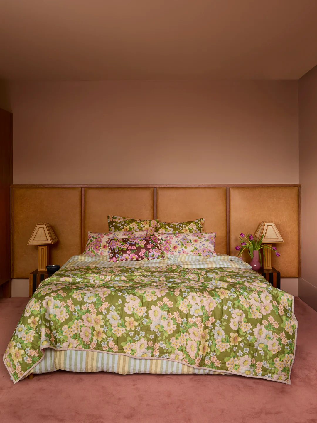 Bonnie and Neil Buttercup Multi Linen Pillowcases