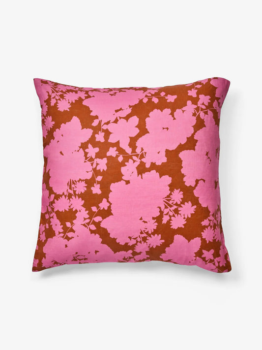 Bonnie and Neil Gardenia Cerise European Pillowcases