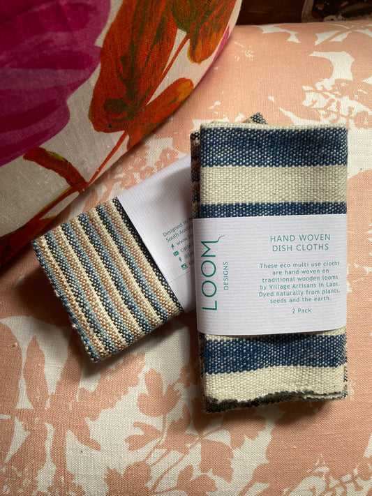 Loom Designs Hand Woven Dish Cloths - 2 pack