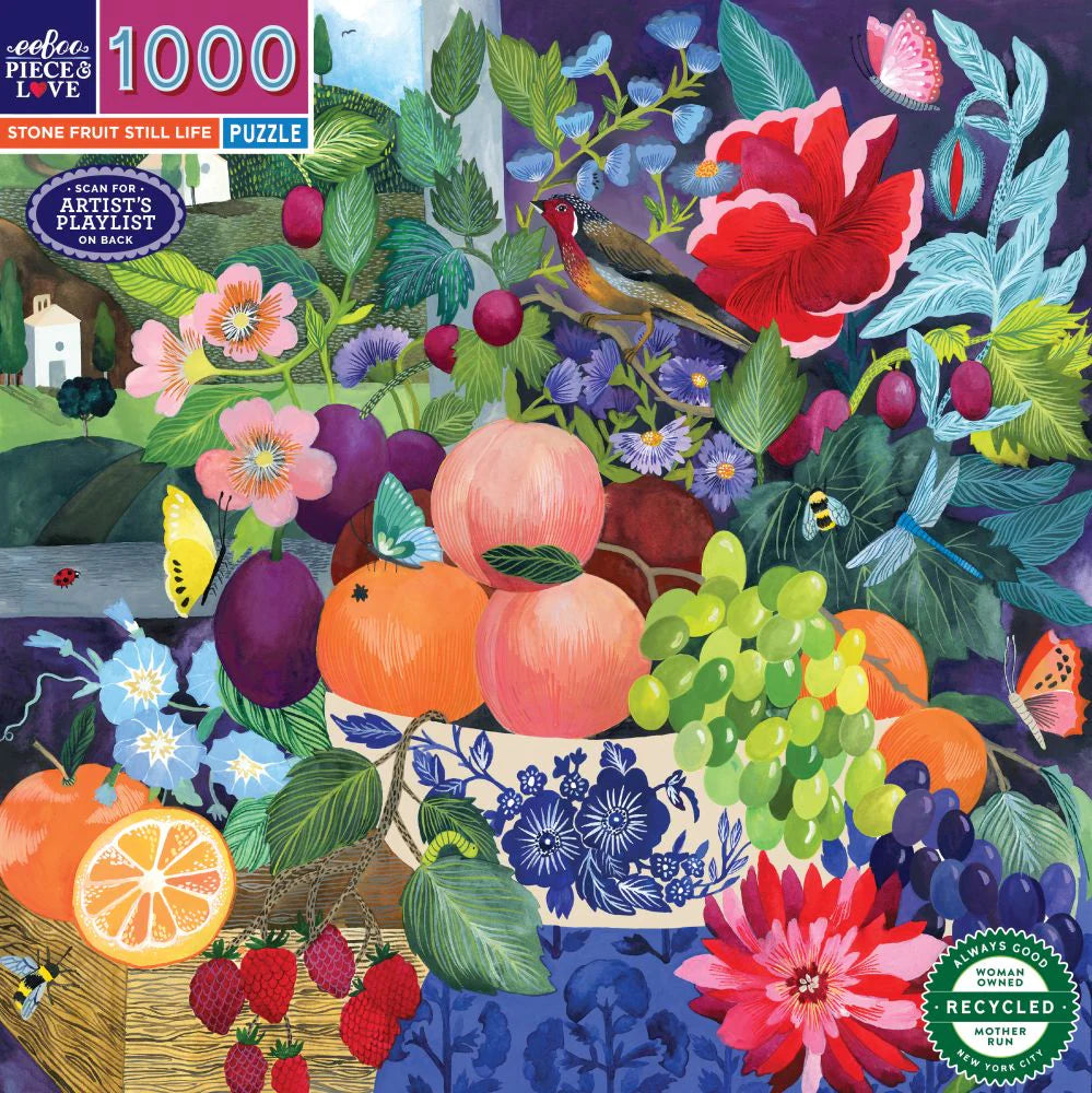 Eeboo 1000pc Puzzle - Stone Fruit