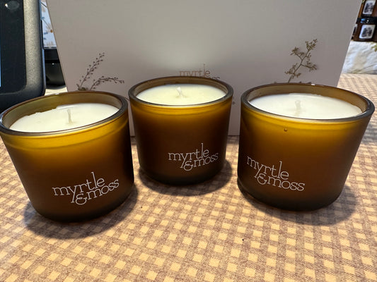 Myrtle and moss mini candle - no box