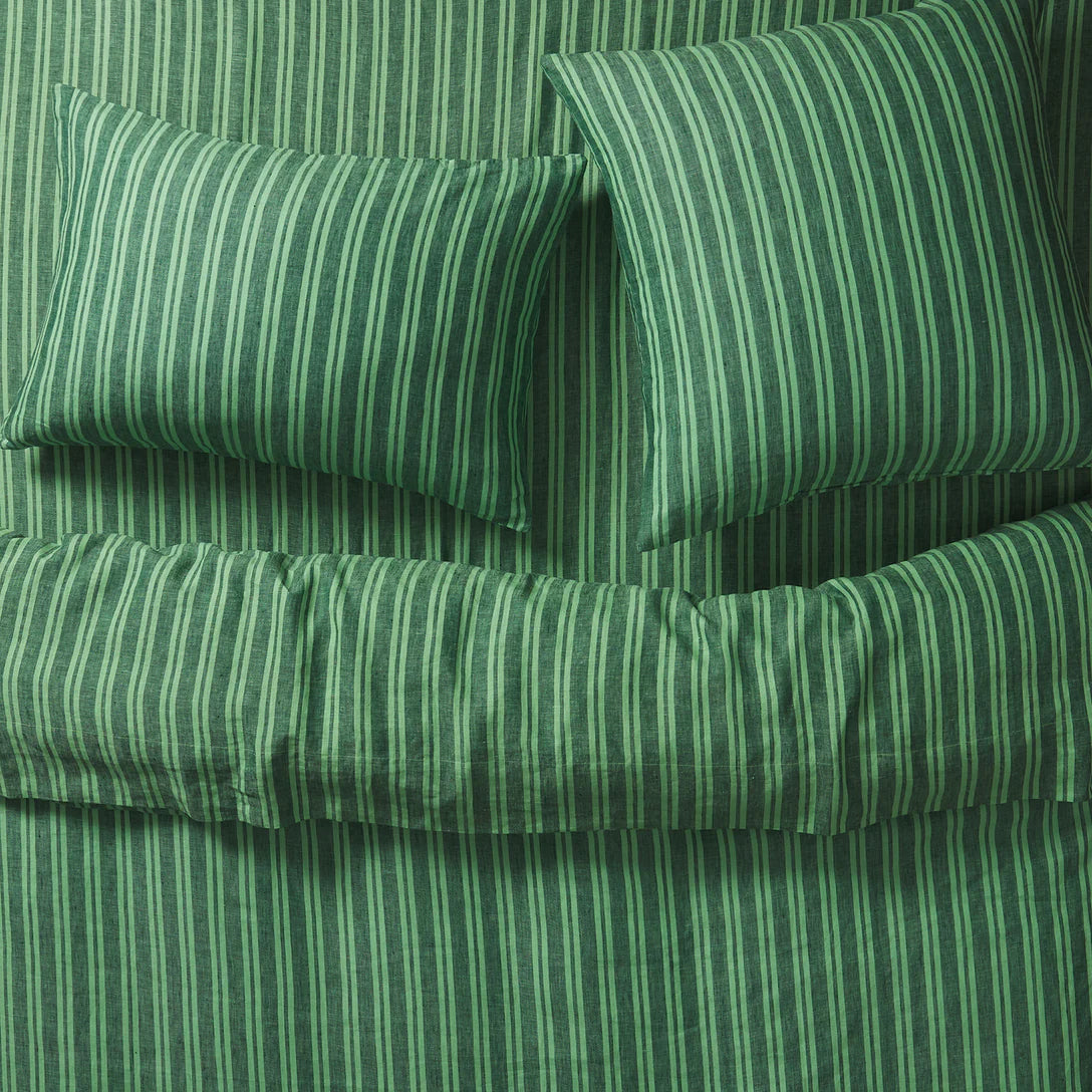 Sage x Clare - Nadine Forest Linen Quilt Cover