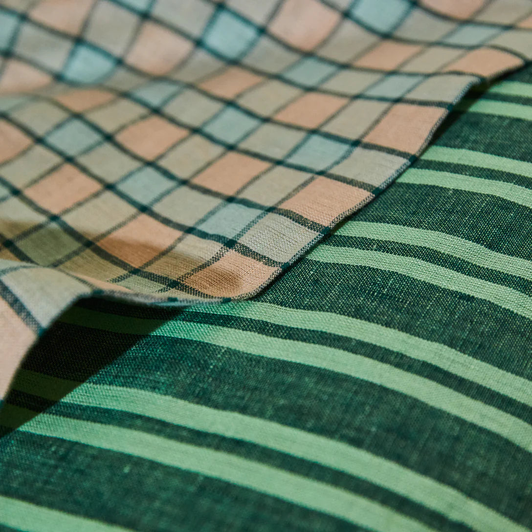 Sage x Clare - Nadine Forest Linen Quilt Cover