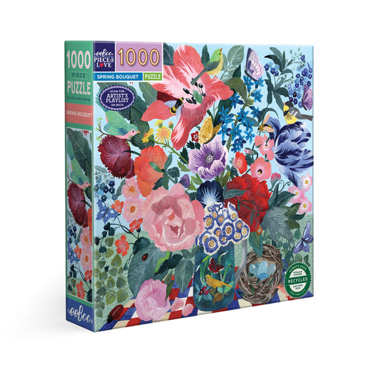 Eeboo 1000pc Puzzle - Spring Bouquet