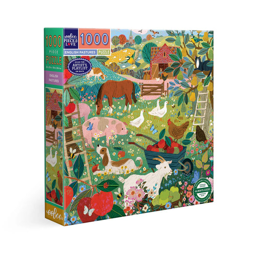 Eeboo 1000 piece puzzle - English Pastures