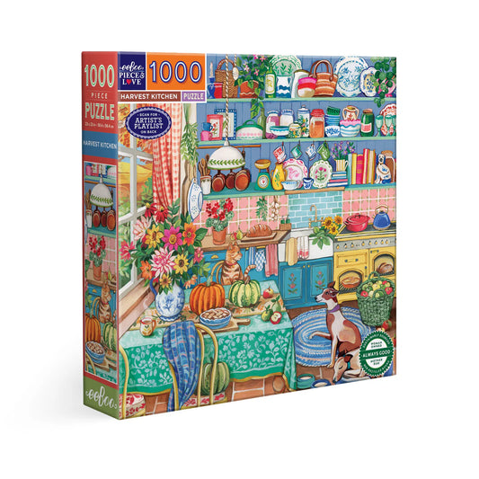 Eeboo 1000 piece puzzle - Harvest Kitchen