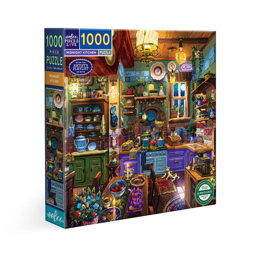 Eeboo 1000 piece puzzle - Midnight Kitchen