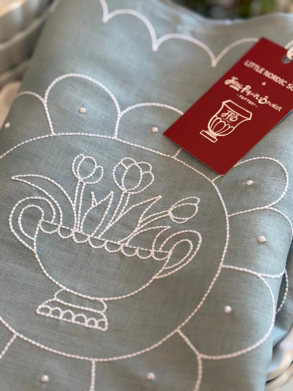 Tulip Plate Linen Placemat