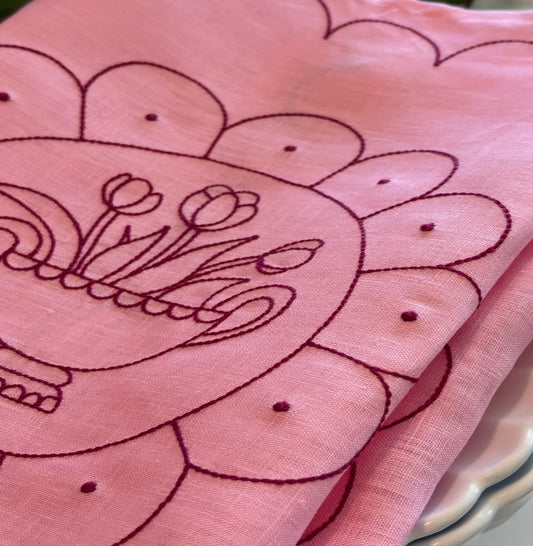 Tulip Plate Linen Placemat