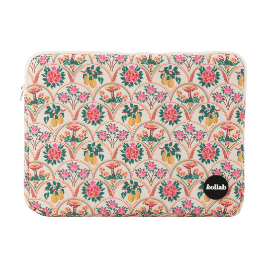 Kollab Laptop Case - Needlepoint Garden
