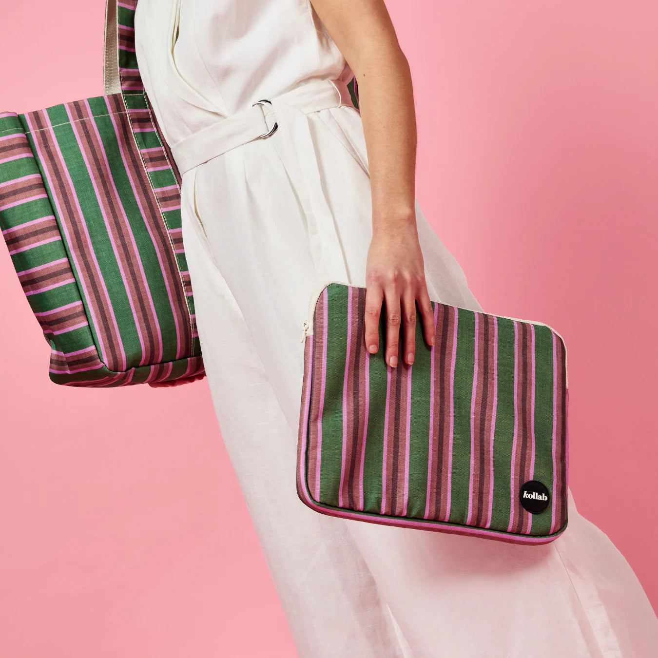 Kollab Laptop Case - Forest Stripe