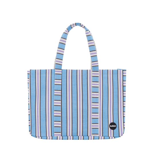 Kollab Cargo Carry All Bag - Choc Blue Stripe