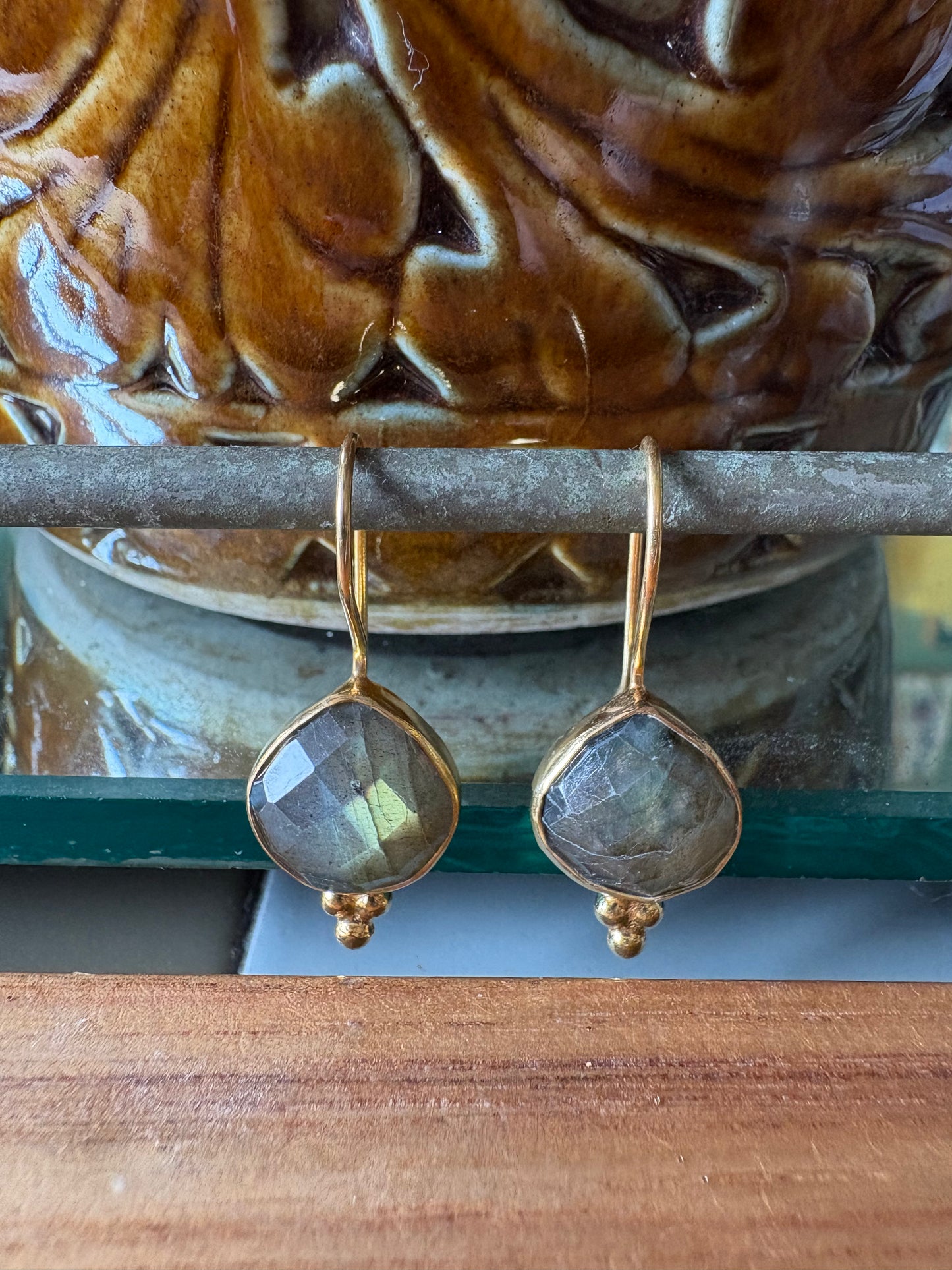 Ayla Labradorite Earrings