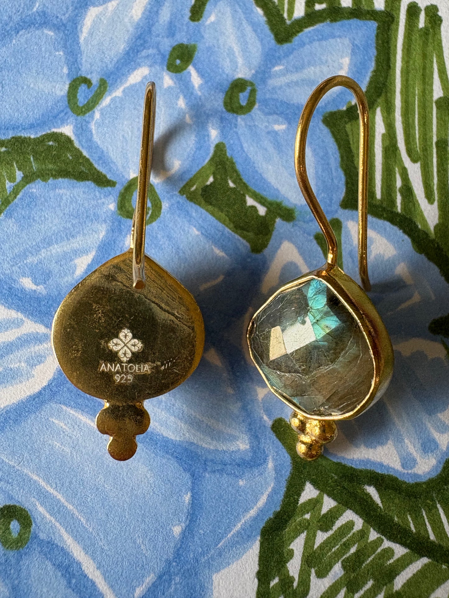 Ayla Labradorite Earrings