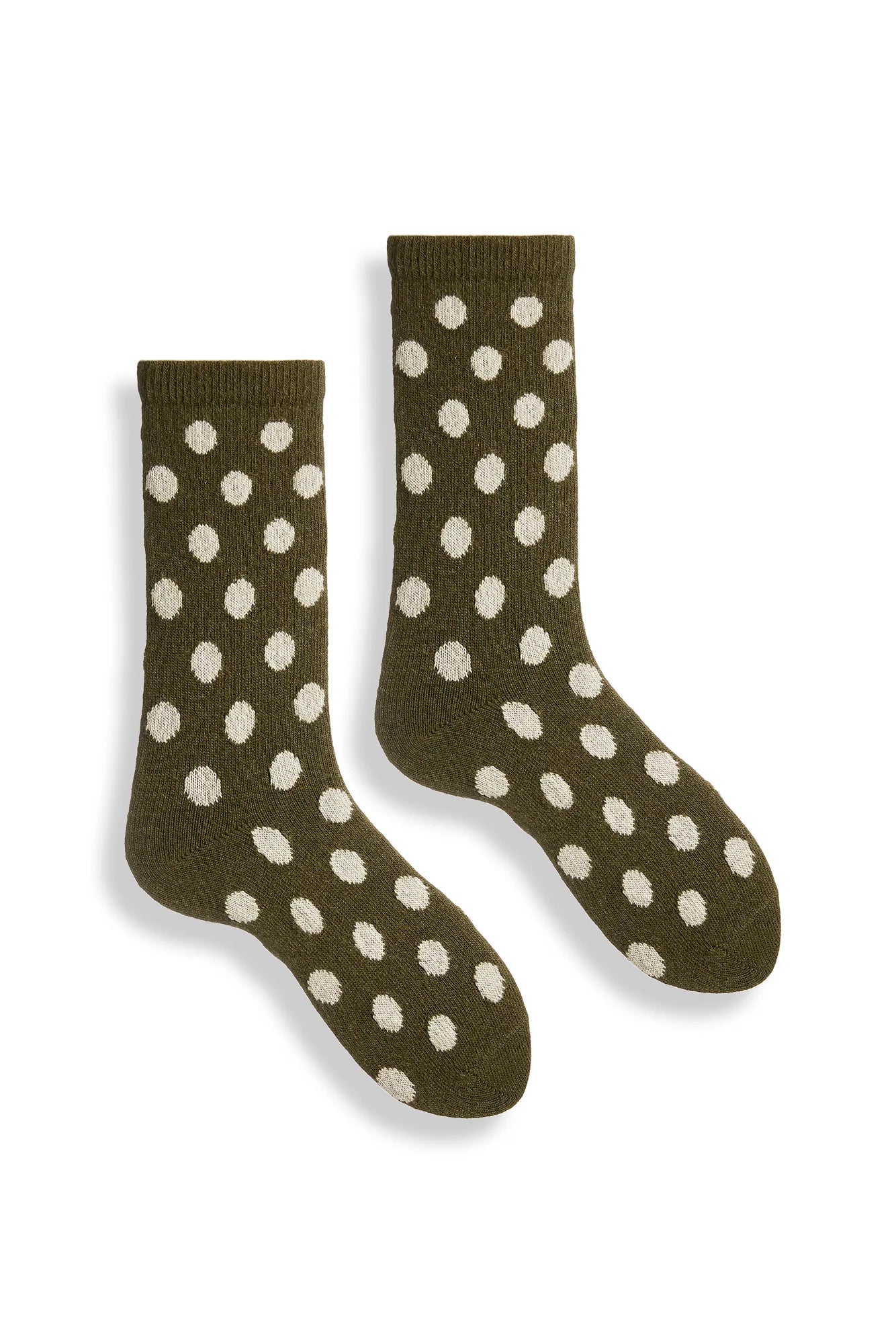 lisa b Women’s Merino Wool and Cashmere Socks - Dot