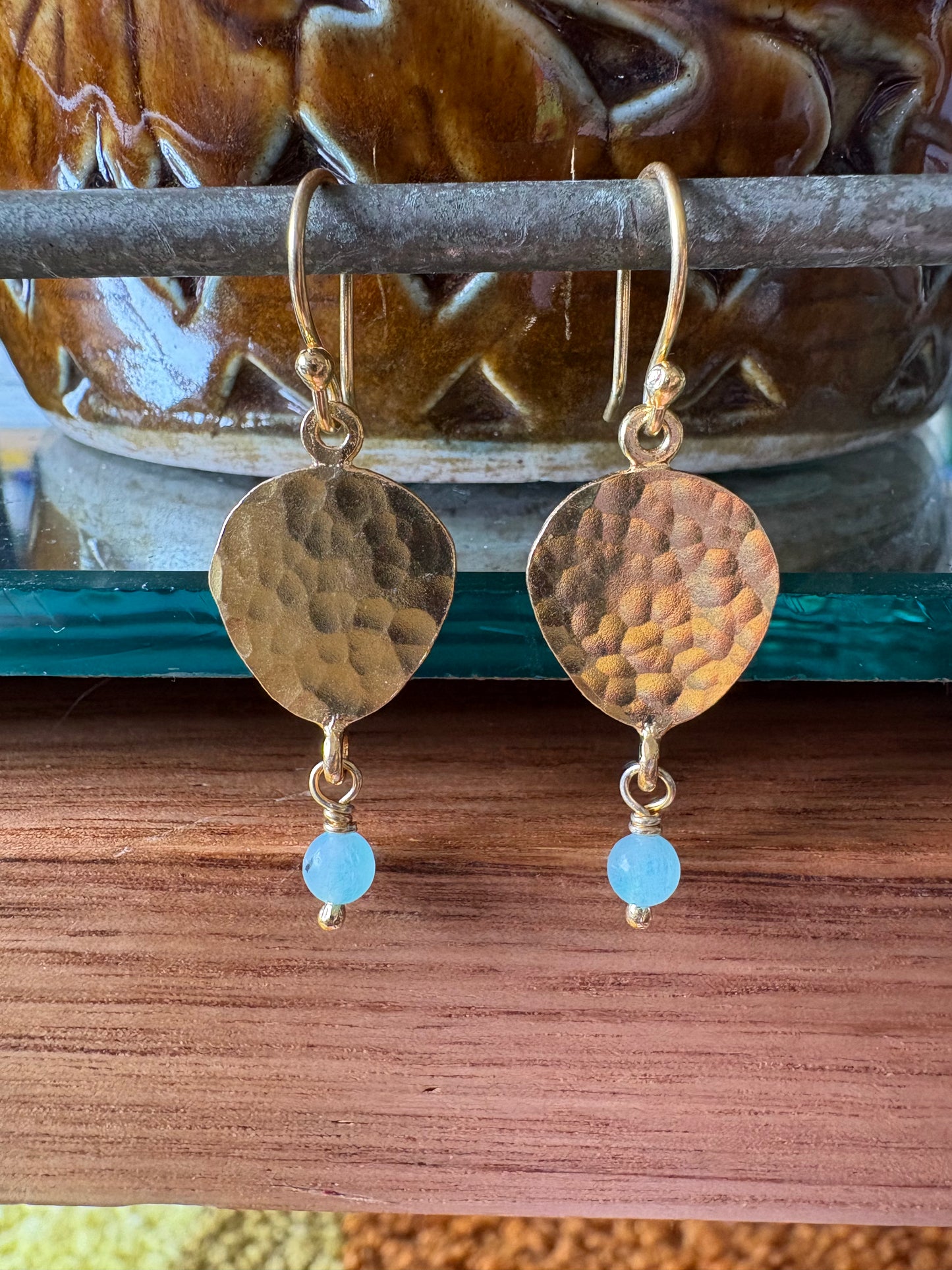 Bahri Drop Earrings with Apatite stone