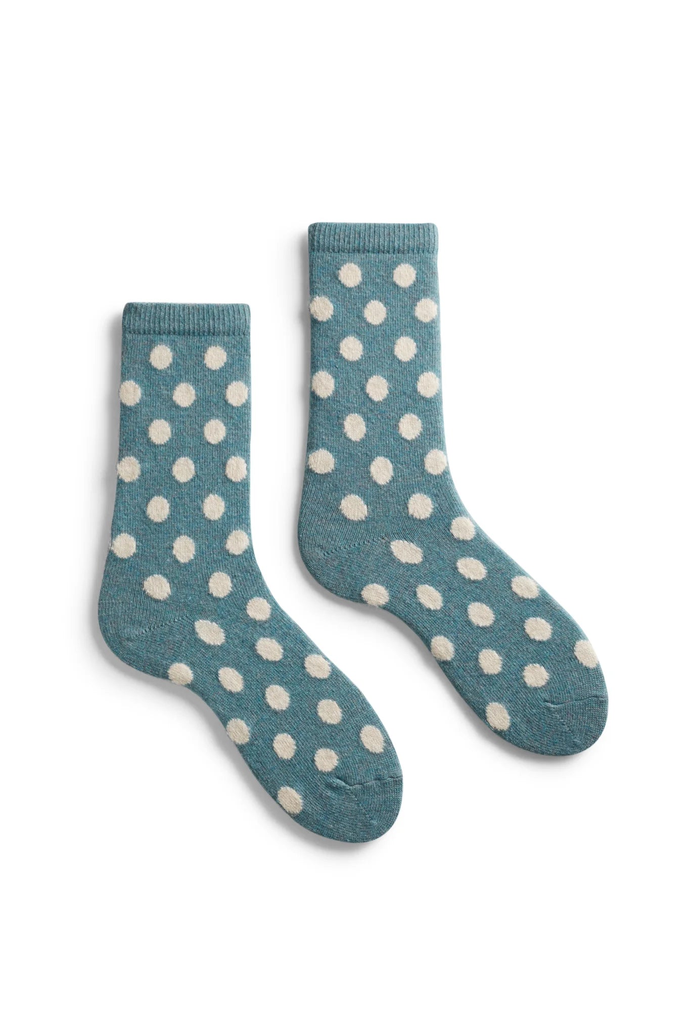 lisa b Women’s Merino Wool and Cashmere Socks - Dot