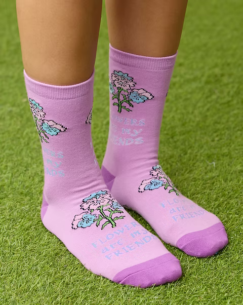 Togetherness Socks - Flowers are my friends