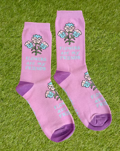 Togetherness Socks - Flowers are my friends