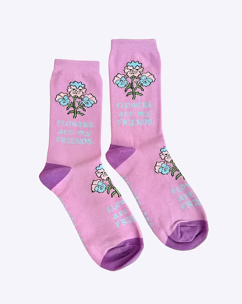 Togetherness Socks - Flowers are my friends