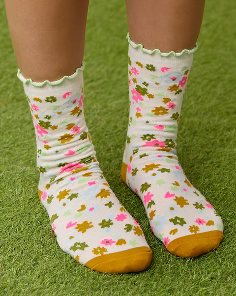 Togetherness Socks - Petal