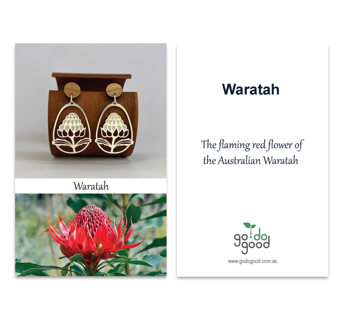 Go Do Good Stud Earrings - Waratah