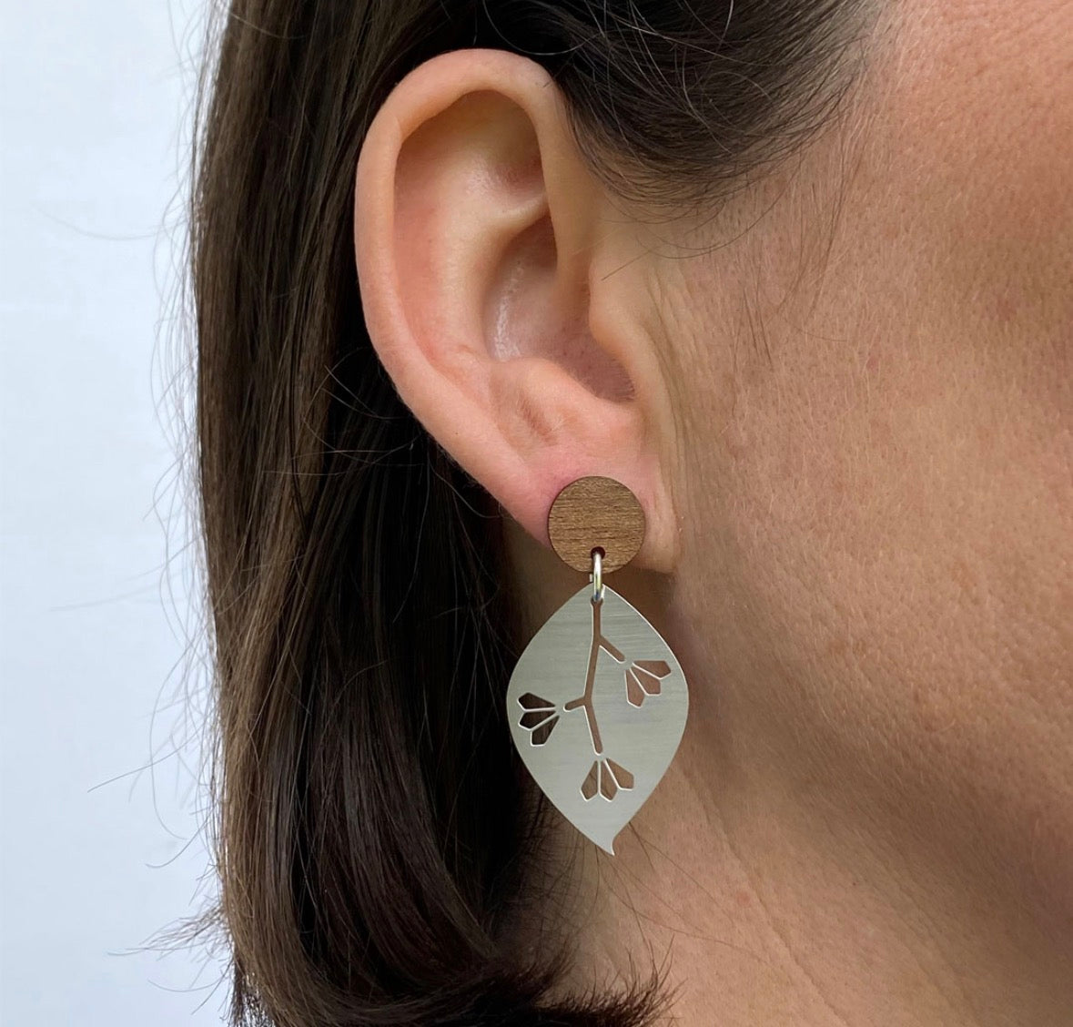 Go Do Good Stud Earrings - Gum Leaves